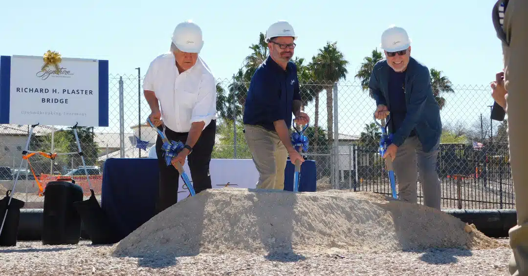Groundbreaking of The Richard H. Plaster Bridge